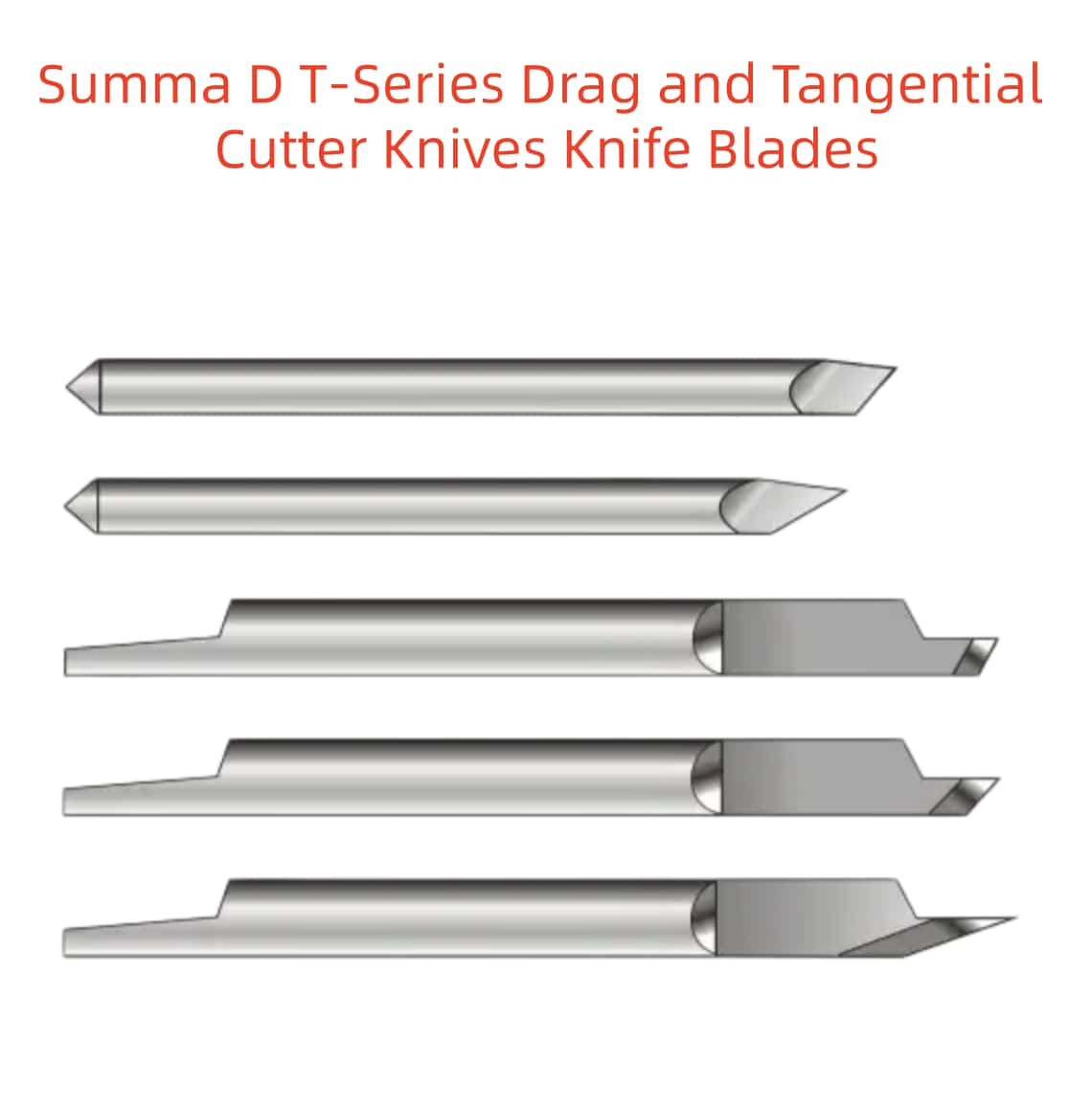 Summa D T-Series Drag and Tangential Cutter Knives Knife Blades