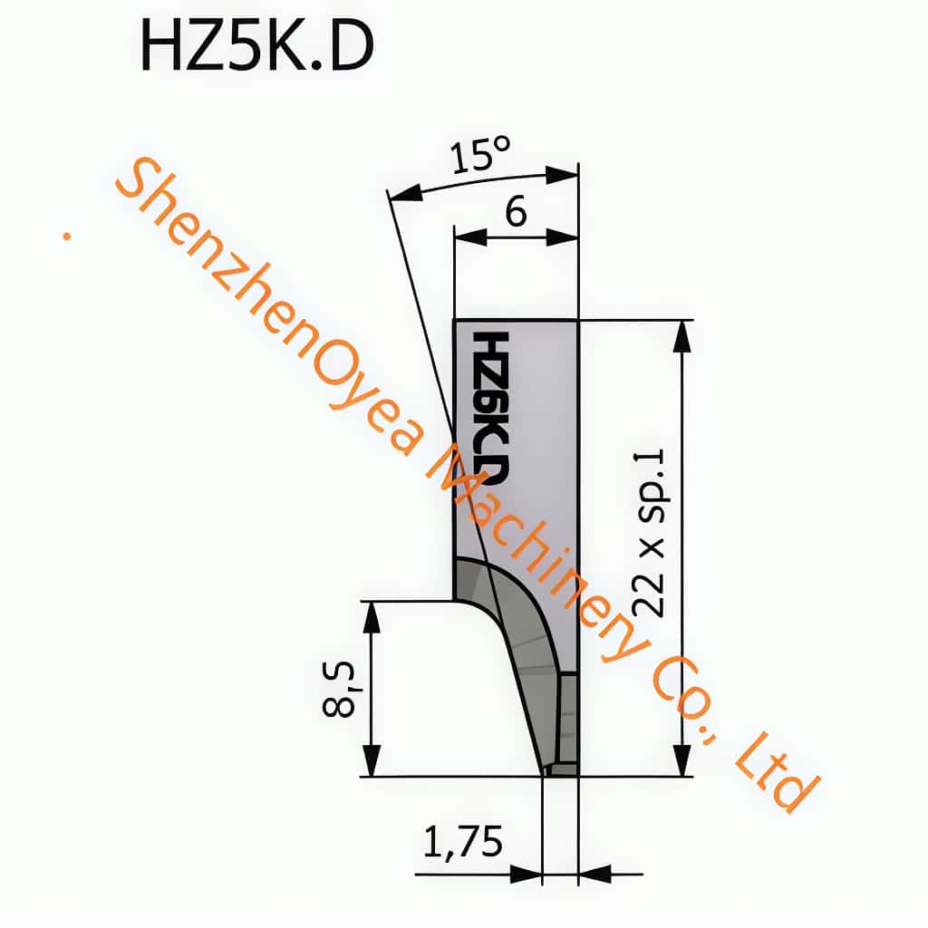 Comelz HZ5K.D Oscillating Knife Blades