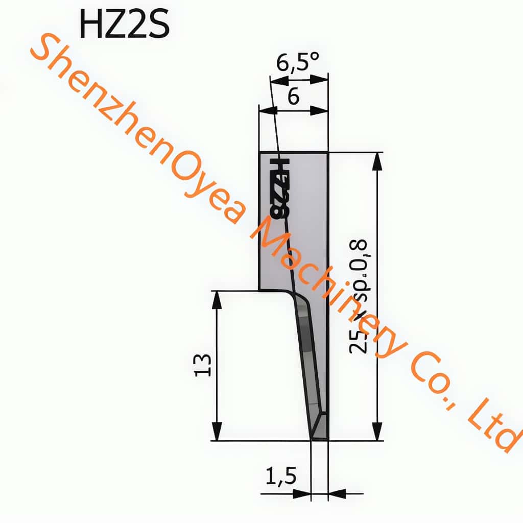 Comelz HZ2S Oscillating Knife Blades Comelz HZ2S Oscillating Knife Blades