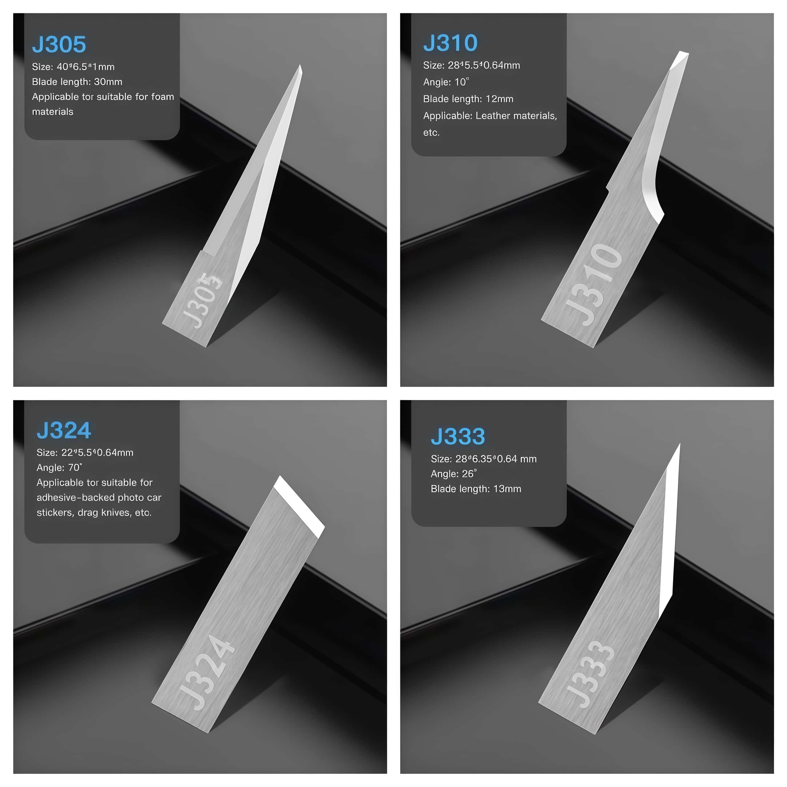 Blades for Jingwei JWei CNC Digital Cutter Blades for Jingwei JWei CNC Digital Cutter