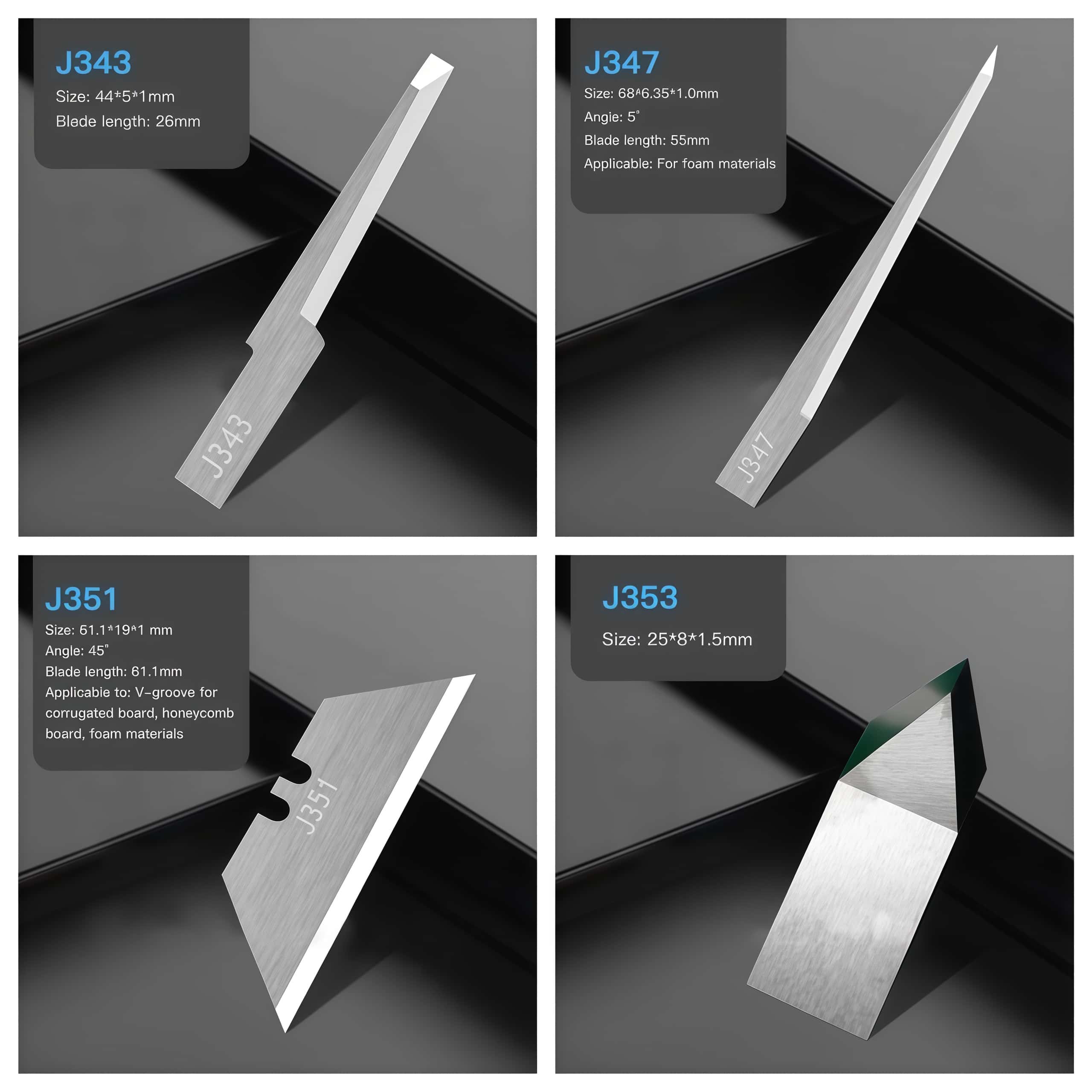 Blades for Jingwei JWei CNC  Digital Cutter