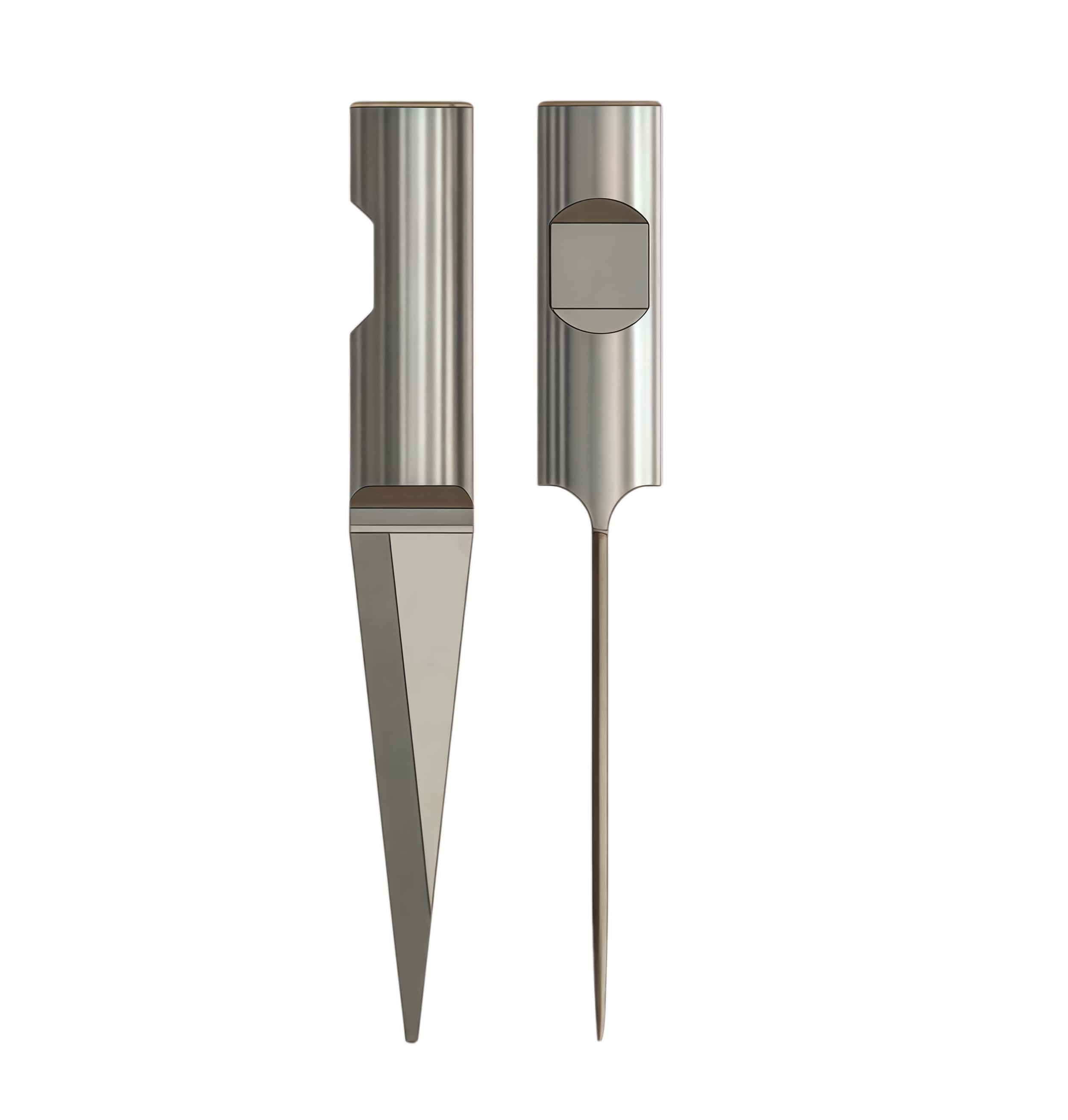 Kuris 78558 Carbide Single Edge Round Shank shaft knife Blades