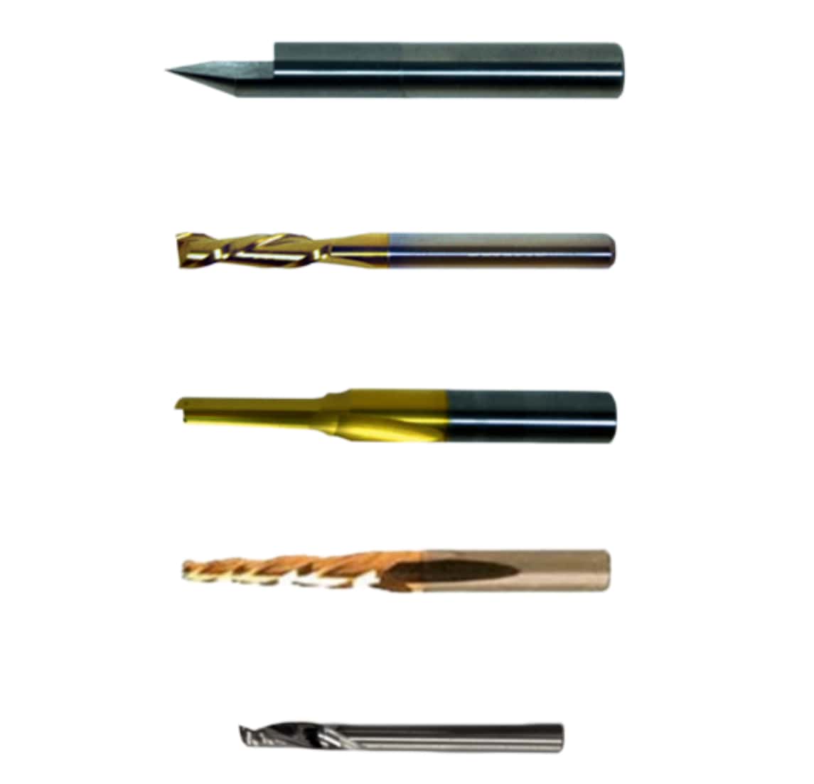 Gerber P50533B Gold Single Flute Radial (Straight Edge) Router Bits