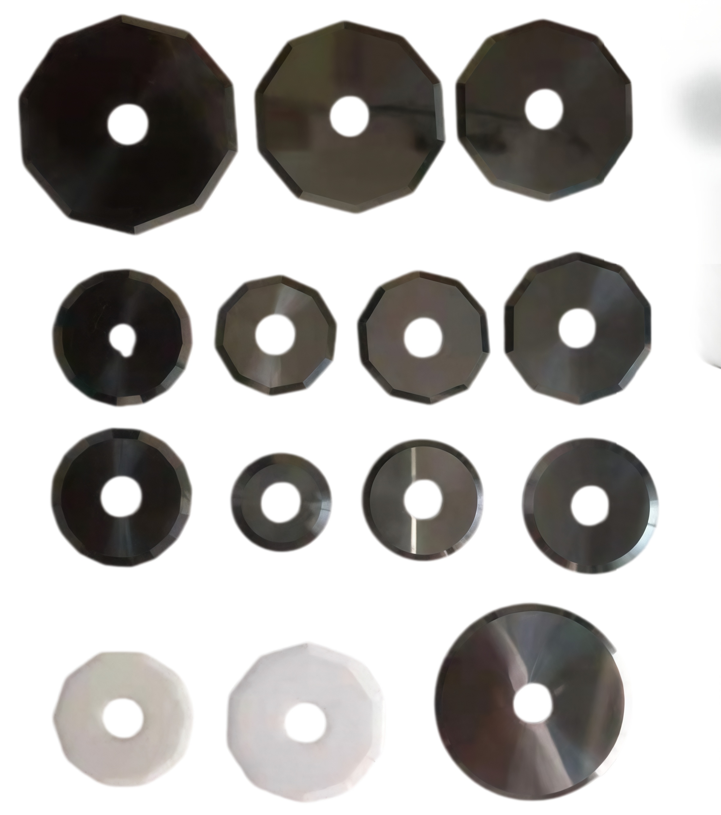 Colex T00360 Tungsten Steel Decagonal (10-Sided) Rotating Rotary Knife Blades