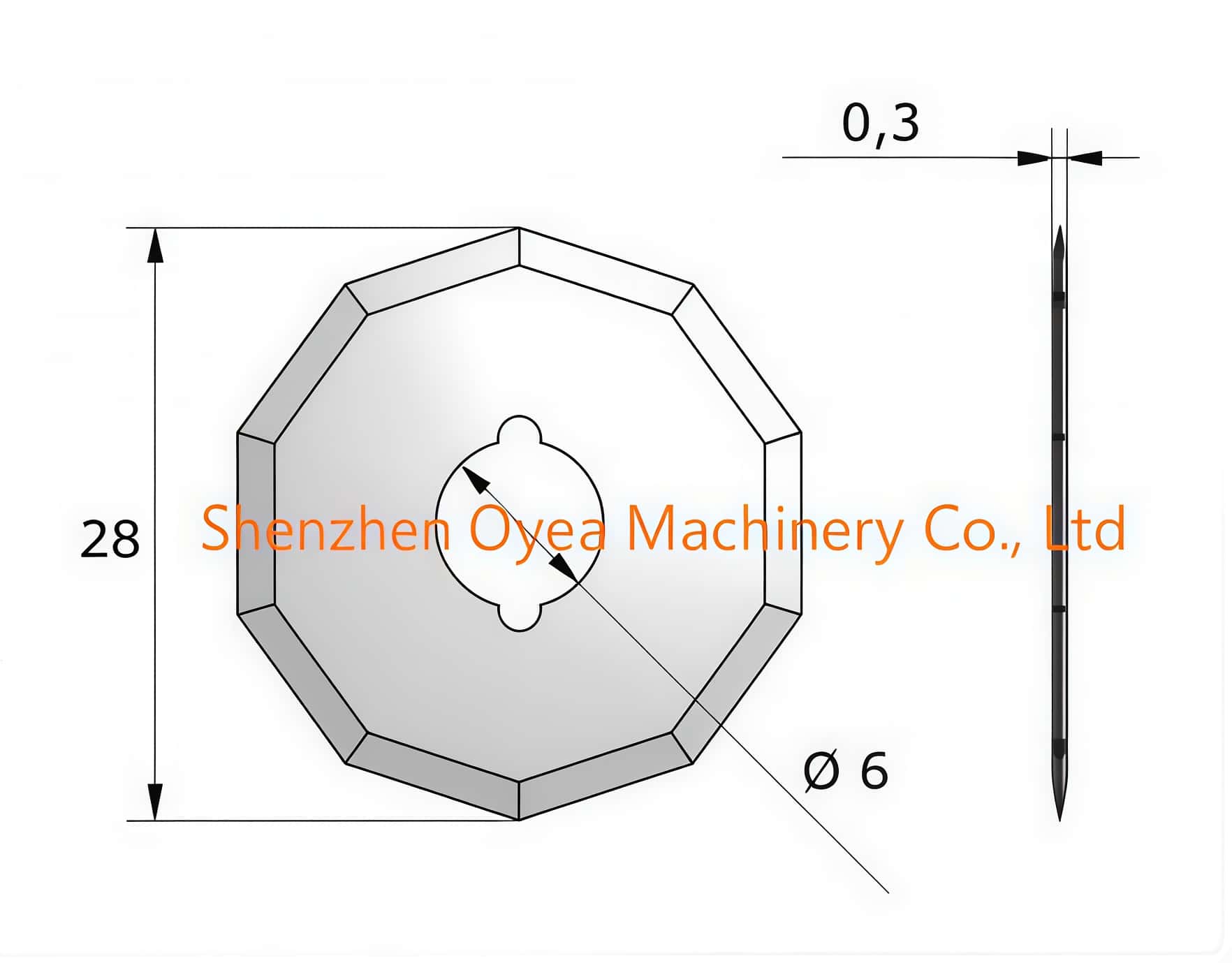 Bullmer 113072 Cutting Systems Flatbed Cutter Round Knife Blades